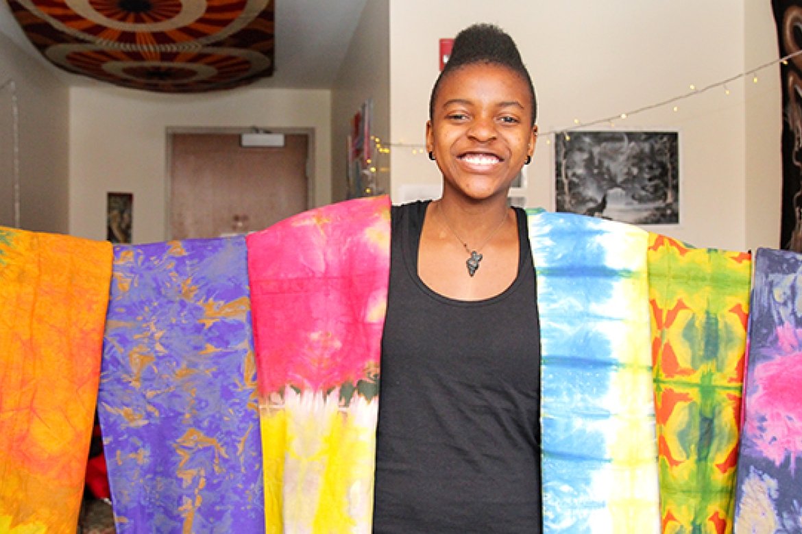 Ellen Chilemba, class of 2017, is an economics major with an interest in studio art.