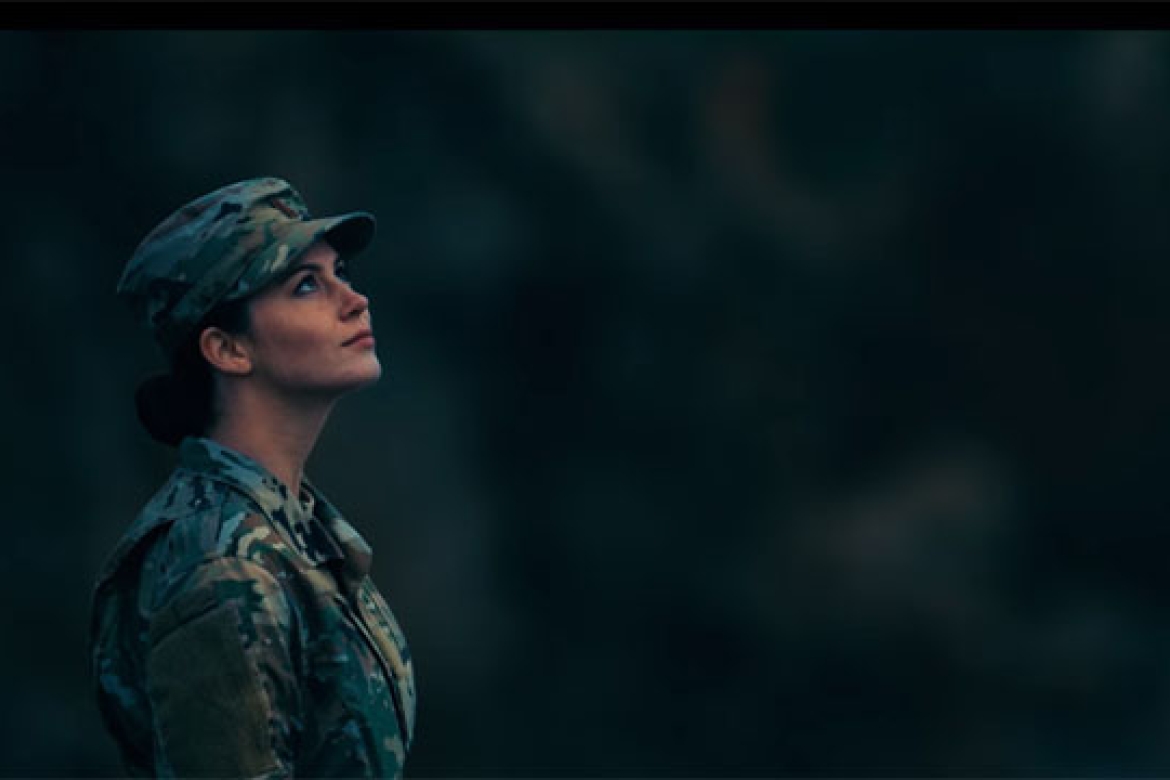 Katie Cashin was featured in a new ad promoting the U.S. Space Force.
