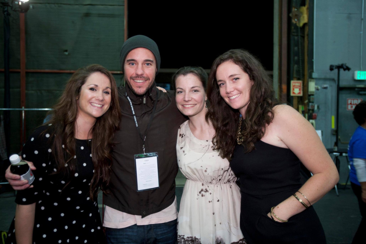 Laura (3rd from left) at the Mill Valley Film Festival working as a programming associate.