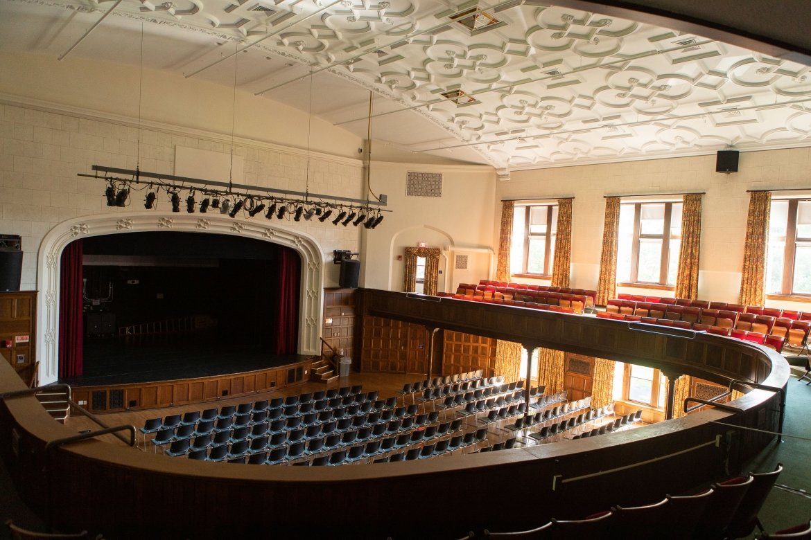 Both Chapin (pictured) and Gamble Auditoriums received significant updates for safety and accessibility.