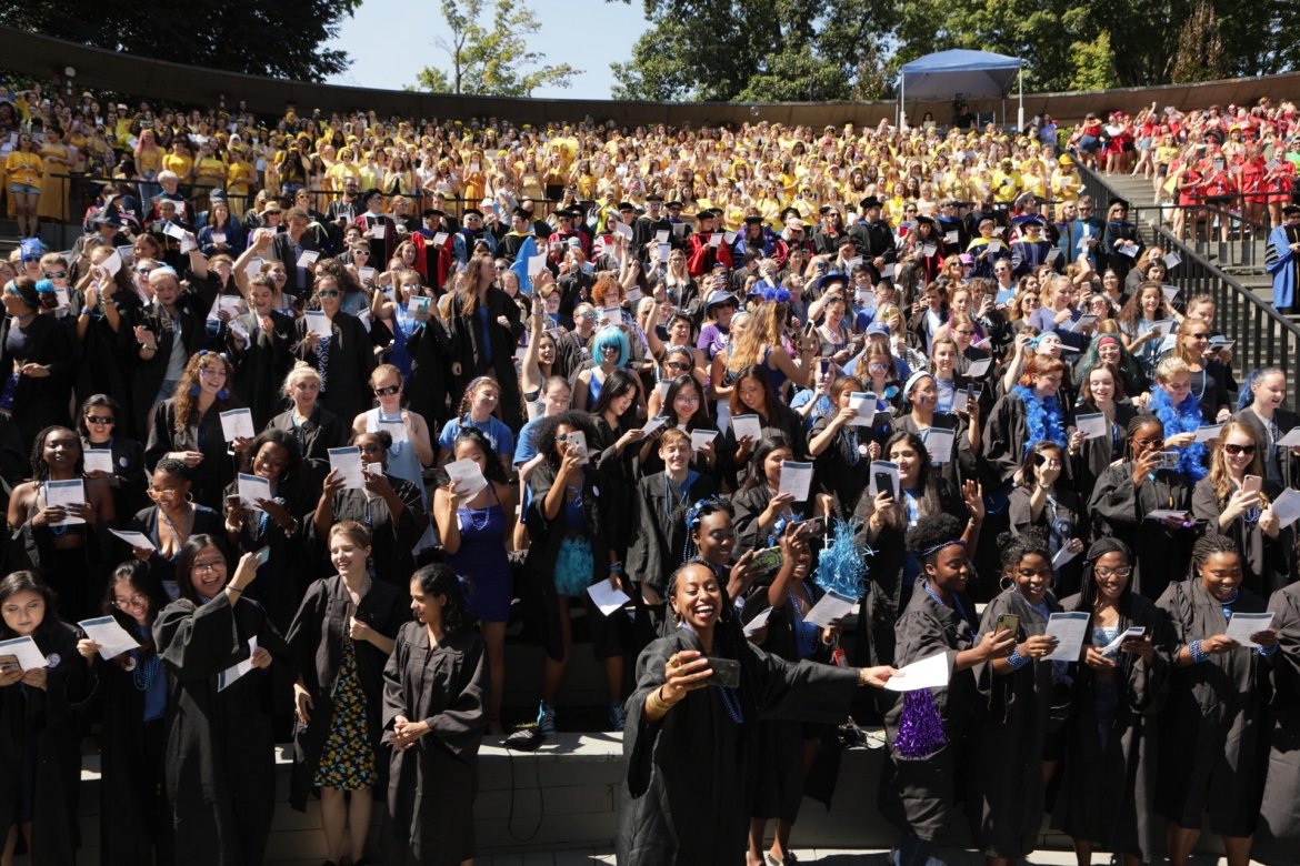 Convocation 2019 in the Richard Glenn Gettell Amphitheater