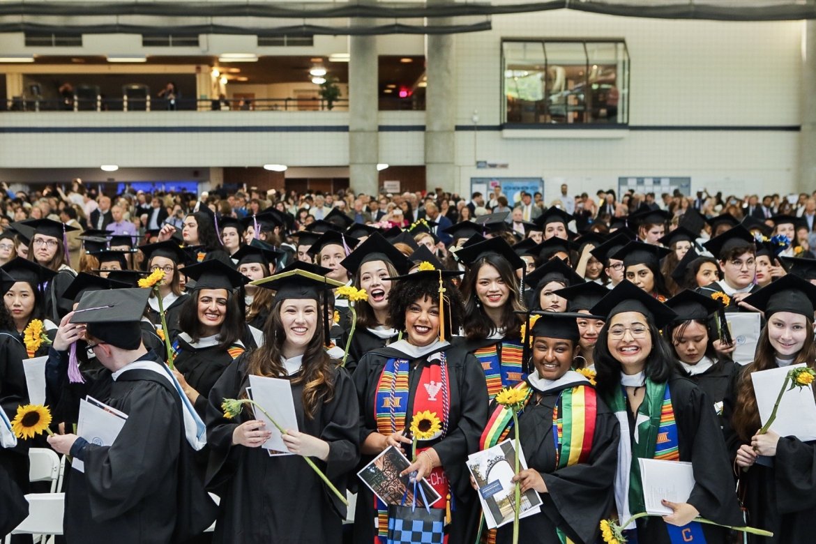 The class of 2019 prepares to Commence.