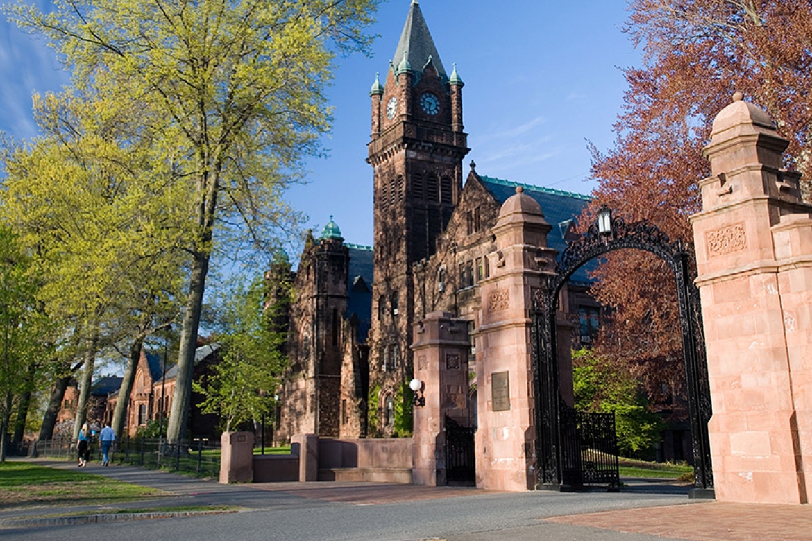 Mount Holyoke College’s iconic gates