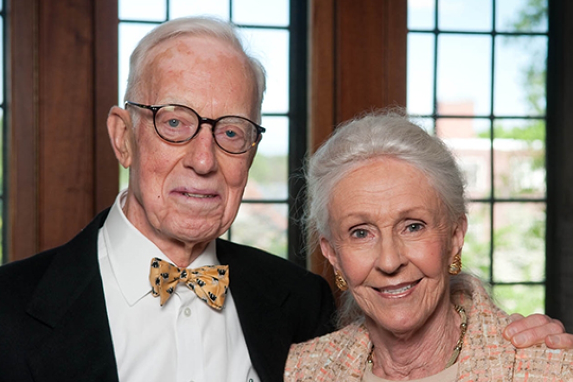 Norman "Sandy" McCulloch and his wife Dotty, class of 1950.