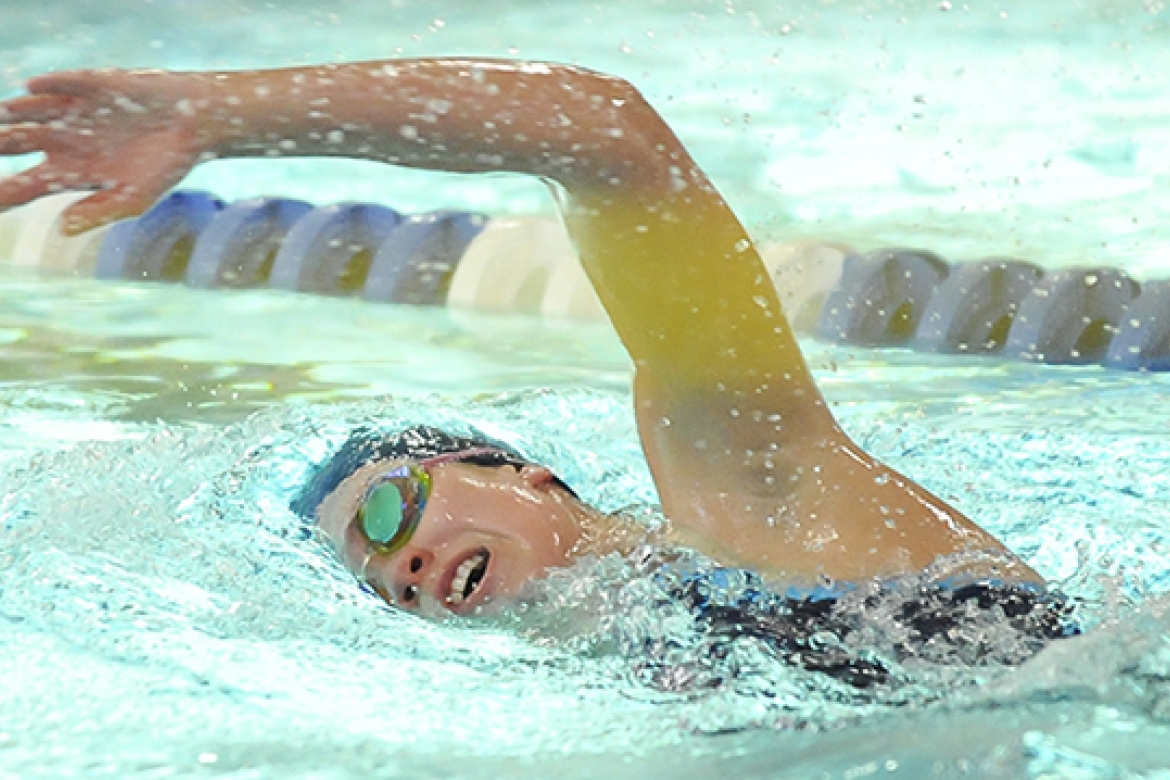 All-American swimmer Cathleen Pruden ’16