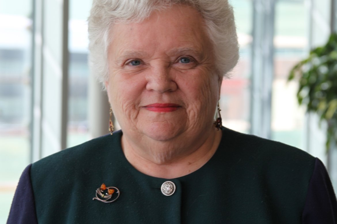 Eleanor Rogan ’63 chairs a department working on urgent COVID-19 research.  