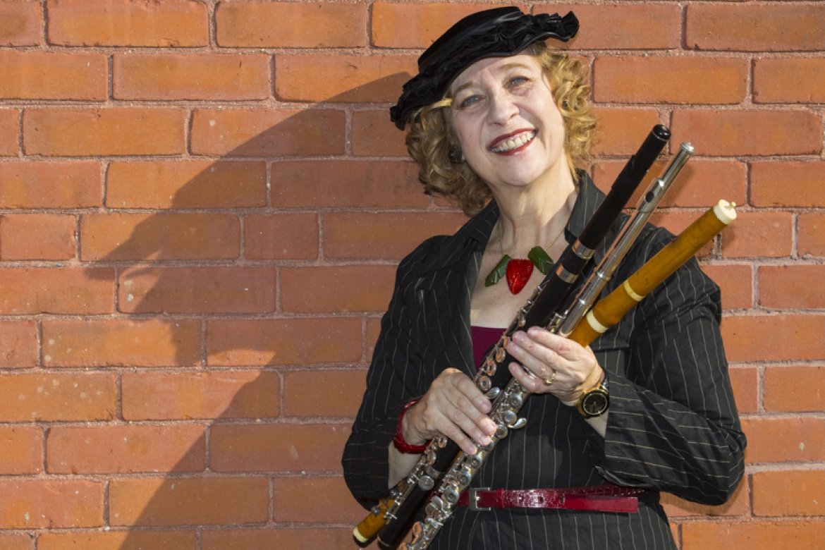 Adrianne Greenbaum selected as flutist in “Soul Songs Women of Klezmer
