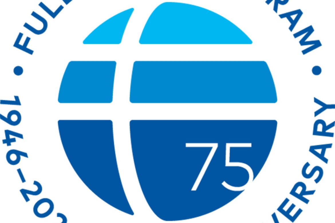 75th anniversary of the Fulbright Program logo 