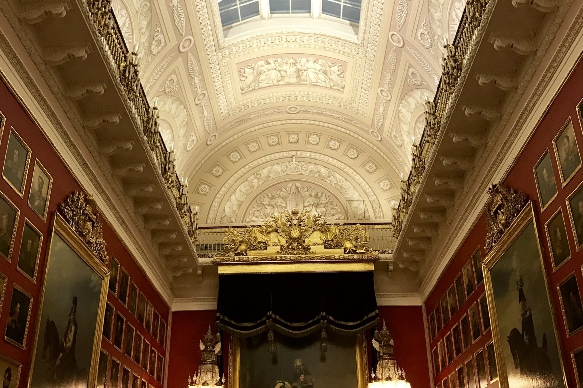 Portrait gallery at Catherine Palace