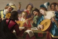 Gerard van Honthorst's 1623 painting The Concert.