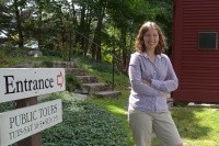 Allyson Laforge ’16 outside of the Old York Museums