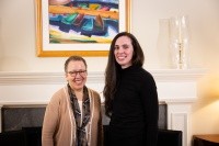 Dr. Beverly Daniel Tatum (right) and Caitlin Lambert ’09