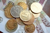 Russian coins and paper currency
