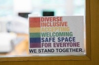 Diverse Inclusive Accepting sticker