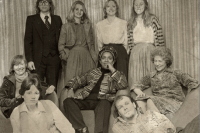 1979 contestants with judges Susan Griffin, Audre Lorde and Jean Valentine (middle row, left to right)