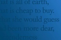 An excerpt from a poem by Kathryn Irene Glascock ’22, namesake of the Intercollegiate Poetry Competition
