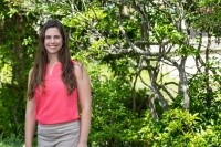 Jenica Allen, manager of Mount Holyoke’s Campus Living Lab, was given the George Mercer Award from the Ecological Society of America.