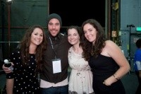 Laura (3rd from left) at the Mill Valley Film Festival working as a programming associate.