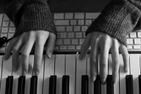 A student, a teacher, two pianos — and Zoom
