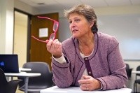 Beverley Bell, program director for the MHC Master of Arts in Teaching program.