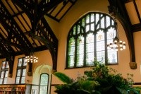 Campus beauty: The stained glass windows in the Reading Room in LITS. Photo taken in summer of 2024 by Max Wilhelm.