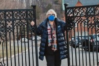 President Sonya Stephens was on campus for the student move-in, welcoming students and families back to campus.