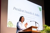 President Danielle R. Holley at the Stoling Ceremony