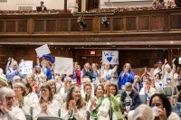 Reunion classes celebrate their classmates’ accomplishments during the 2023 Alumnae Association Annual Meeting.