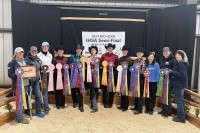 The Mount Holyoke College Western riding team at the semifinals.