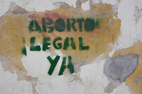 Aborto Legal Ya Graffiti in Salta, Argentina