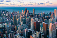 Aerial photo of Chicago by Pedro Lastra on Unsplash