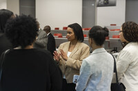 Mount Holyoke College President Danielle R. Holley (center). Photo courtesy of University of Houston Law Center.