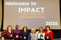Mount Holyoke College students with Maria Cartagena (in the gray and blue shirt, center)