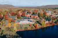 An aerial look from Mount Holyoke Campus