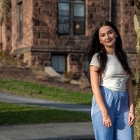 Ana Maria Stan ’24 (she/her), an Economics and Data Science Major and an International student from Romania