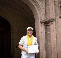 Hannah Yee ’15 was honored at Reunion I on May 24, 2025.