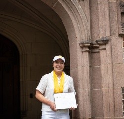 Hannah Yee ’15 was honored at Reunion I on May 24, 2025.