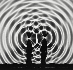 Berenice Abbott (American, 1898-1991), The Science Pictures: Water Pattern, 1982. Gelatin silver print photograph. Gift of Joseph R. and Ruth Lasser (Ruth H. Pollak, Class of 1947). MHC Art Museum, South Hadley, Mass. Photograph by Laura Shea. 1983.21.9