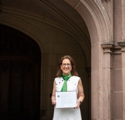Patricia Holland Draves ’85 was honored at Reunion I on May 24, 2025.