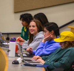 Students participating in the Sophomore Institute.