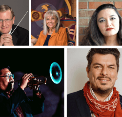 Composite image of the speakers at Mellon NAIS.