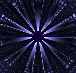 A graphic image of sonic waves