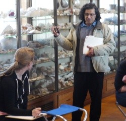 Students and Faculty teaching at the Skinner Museum