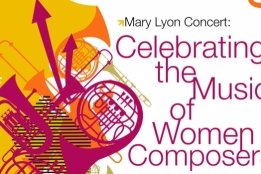 2016 Mary Lyon Concert poster: Celebrating the Music of Woman Composers