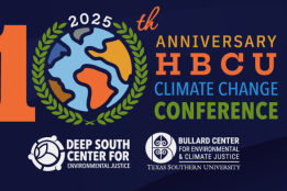 Banner for Tenth Anniversary of HBCU Climate Change Conference.