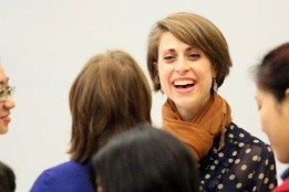 Students can get career advice from, and make contacts with, alumnae at the Career Networking Fair.