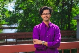 Arnav Adhikari, English. Photo by Max Wilhelm, 2025.