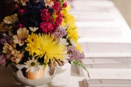 Flowers at Awards Ceremony