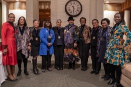 A group of participants in the Black Alum Conference