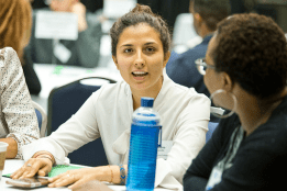 Mariana Jaramillo ’20 at the 2018 Grinspoon Conference